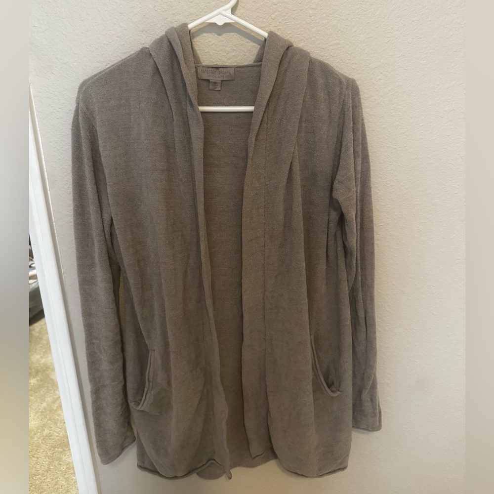 Barefoot Dreams CozyChic Ultra Lite Top Size XS Soft Gray